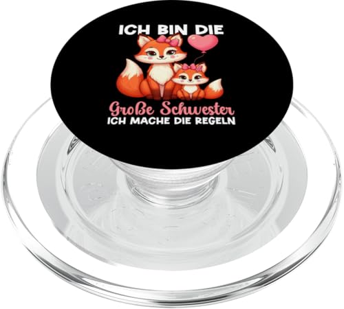 Ich Bin Die Große Schwester Ich Mache Die Regeln Geschwister PopSockets PopGrip für MagSafe Ich Bin Die Große Schwester Ich Mache Die Regeln Geschwister PopSockets PopGrip für MagSafe von Ältere Schwester in spe Süßer Fuchs Neue Schwester