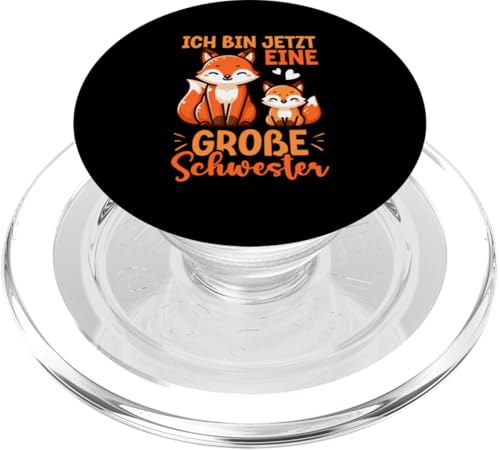Ich Bin Jetzt Eine Große Schwester Älteres Baby Geschwister PopSockets PopGrip für MagSafe Ich Bin Jetzt Eine Große Schwester Älteres Baby Geschwister PopSockets PopGrip für MagSafe von Ältere Schwester in spe Süßer Fuchs Neue Schwester