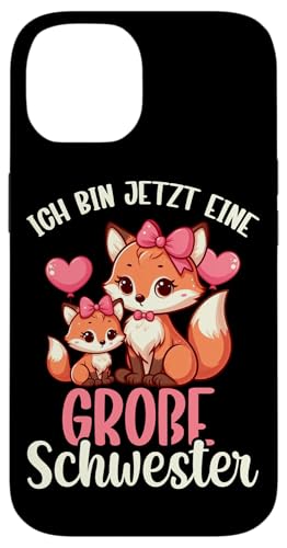 Ich Bin Jetzt Eine Große Schwester Kind Fuchs Geschwister Hülle für iPhone 14 Ich Bin Jetzt Eine Große Schwester Kind Fuchs Geschwister Hülle für iPhone 14 von Ältere Schwester in spe Süßer Fuchs Neue Schwester