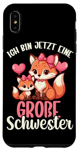 Ich Bin Jetzt Eine Große Schwester Kind Fuchs Geschwister Hülle für iPhone XS Max Ich Bin Jetzt Eine Große Schwester Kind Fuchs Geschwister Hülle für iPhone XS Max von Ältere Schwester in spe Süßer Fuchs Neue Schwester