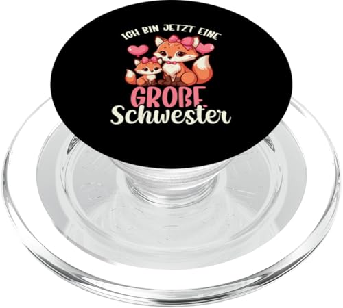Ich Bin Jetzt Eine Große Schwester Kind Fuchs Geschwister PopSockets PopGrip für MagSafe Ich Bin Jetzt Eine Große Schwester Kind Fuchs Geschwister PopSockets PopGrip für MagSafe von Ältere Schwester in spe Süßer Fuchs Neue Schwester