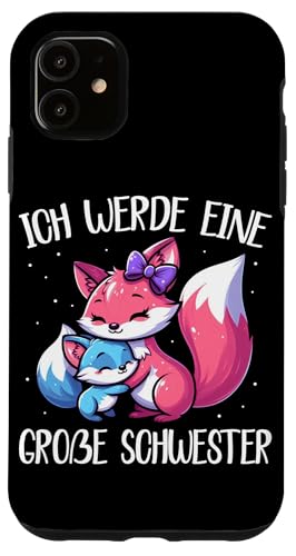 Ich Werde Eine Große Schwester Älteres Baby Geschwister Fox Hülle für iPhone 11 Ich Werde Eine Große Schwester Älteres Baby Geschwister Fox Hülle für iPhone 11 von Ältere Schwester in spe Süßer Fuchs Neue Schwester