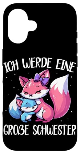 Ich Werde Eine Große Schwester Älteres Baby Geschwister Fox Hülle für iPhone 16 Ich Werde Eine Große Schwester Älteres Baby Geschwister Fox Hülle für iPhone 16 von Ältere Schwester in spe Süßer Fuchs Neue Schwester