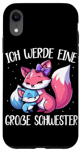 Ich Werde Eine Große Schwester Älteres Baby Geschwister Fox Hülle für iPhone XR Ich Werde Eine Große Schwester Älteres Baby Geschwister Fox Hülle für iPhone XR von Ältere Schwester in spe Süßer Fuchs Neue Schwester