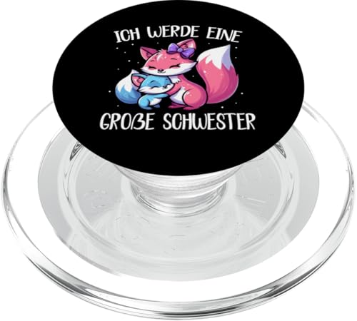 Ich Werde Eine Große Schwester Älteres Baby Geschwister Fox PopSockets PopGrip für MagSafe Ich Werde Eine Große Schwester Älteres Baby Geschwister Fox PopSockets PopGrip für MagSafe von Ältere Schwester in spe Süßer Fuchs Neue Schwester