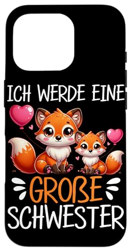 Ich Werde Große Schwester Fuchs Älteres Baby Geschwister Hülle für iPhone 16 Pro Ich Werde Große Schwester Fuchs Älteres Baby Geschwister Hülle für iPhone 16 Pro von Ältere Schwester in spe Süßer Fuchs Neue Schwester