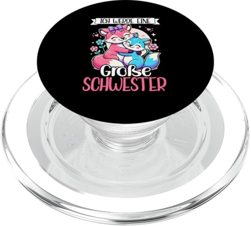 Ich Werde Große Schwester Fuchs Älteres Baby Geschwister PopSockets PopGrip für MagSafe Ich Werde Große Schwester Fuchs Älteres Baby Geschwister PopSockets PopGrip für MagSafe von Ältere Schwester in spe Süßer Fuchs Neue Schwester