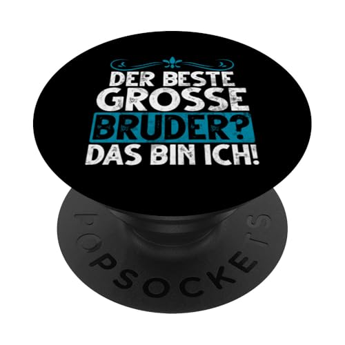 Der Beste Große Bruder Das Bin Ich Älteres Geschwister PopSockets Klebender PopGrip Der Beste Große Bruder Das Bin Ich Älteres Geschwister PopSockets Klebender PopGrip von Älterer Bruder in spe Süßer Neuer Babybruder