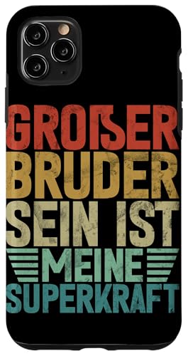 Großer Bruder Sein Ist Meine Superkraft Älteres Geschwister Hülle für iPhone 11 Pro Max Großer Bruder Sein Ist Meine Superkraft Älteres Geschwister Hülle für iPhone 11 Pro Max von Älterer Bruder in spe Süßer Neuer Babybruder