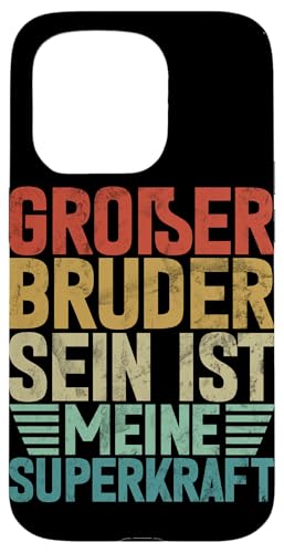 Großer Bruder Sein Ist Meine Superkraft Älteres Geschwister Hülle für iPhone 15 Pro Großer Bruder Sein Ist Meine Superkraft Älteres Geschwister Hülle für iPhone 15 Pro von Älterer Bruder in spe Süßer Neuer Babybruder