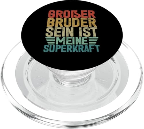 Großer Bruder Sein Ist Meine Superkraft Älteres Geschwister PopSockets PopGrip für MagSafe Großer Bruder Sein Ist Meine Superkraft Älteres Geschwister PopSockets PopGrip für MagSafe von Älterer Bruder in spe Süßer Neuer Babybruder