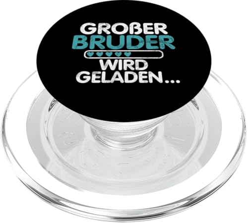 Großer Bruder Wird Geladen Älteres Baby Geschwister Geburt PopSockets PopGrip für MagSafe Großer Bruder Wird Geladen Älteres Baby Geschwister Geburt PopSockets PopGrip für MagSafe von Älterer Bruder in spe Süßer Neuer Babybruder