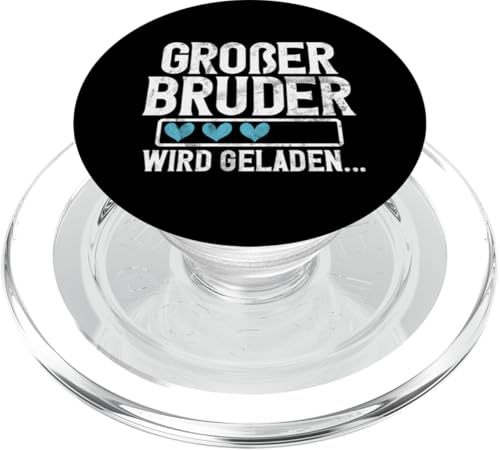 Großer Bruder Wird Geladen Älteres Baby Geschwister Geburt PopSockets PopGrip für MagSafe Großer Bruder Wird Geladen Älteres Baby Geschwister Geburt PopSockets PopGrip für MagSafe von Älterer Bruder in spe Süßer Neuer Babybruder