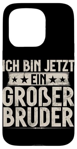 Ich Bin Jetzt Ein Großer Bruder Älteres Baby Geschwister Hülle für iPhone 15 Pro von Älterer Bruder in spe Süßer Neuer Babybruder