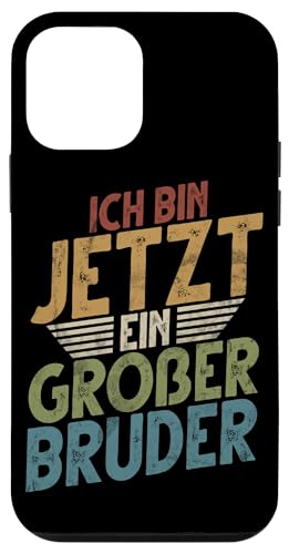 Ich Bin Jetzt Ein Großer Bruder Älteres Geschwister Geburt Hülle für iPhone 12 mini von Älterer Bruder in spe Süßer Neuer Babybruder