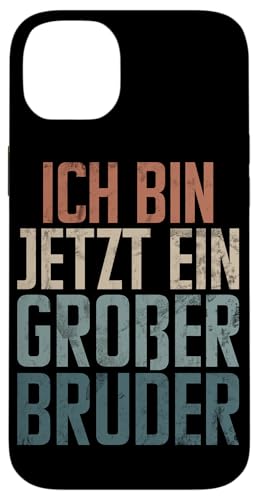 Ich Bin Jetzt Ein Großer Bruder Älteres Geschwister Geburt Hülle für iPhone 14 Plus Ich Bin Jetzt Ein Großer Bruder Älteres Geschwister Geburt Hülle für iPhone 14 Plus von Älterer Bruder in spe Süßer Neuer Babybruder