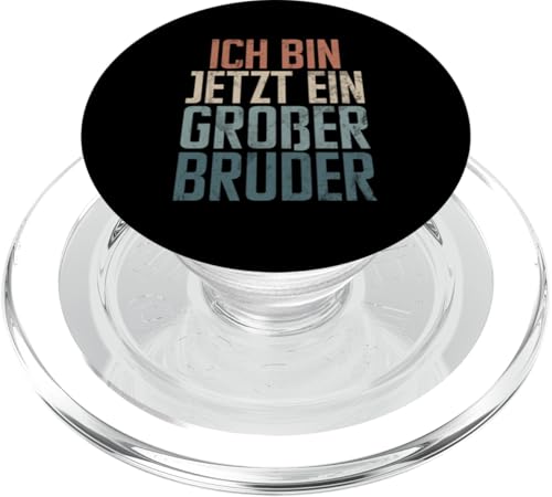 Ich Bin Jetzt Ein Großer Bruder Älteres Geschwister Geburt PopSockets PopGrip für MagSafe Ich Bin Jetzt Ein Großer Bruder Älteres Geschwister Geburt PopSockets PopGrip für MagSafe von Älterer Bruder in spe Süßer Neuer Babybruder