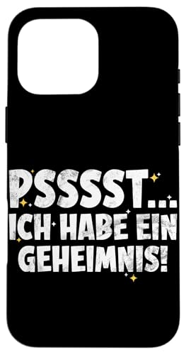 Ich Habe Ein Geheimnis Großer Bruder Geschwister Geburt Hülle für iPhone 16 Pro Max Ich Habe Ein Geheimnis Großer Bruder Geschwister Geburt Hülle für iPhone 16 Pro Max von Älterer Bruder in spe Süßer Neuer Babybruder