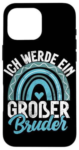Ich Werde Ein Großer Bruder Geschwister Ankündigung Geburt Hülle für iPhone 16 Pro Max Ich Werde Ein Großer Bruder Geschwister Ankündigung Geburt Hülle für iPhone 16 Pro Max von Älterer Bruder in spe Süßer Neuer Babybruder