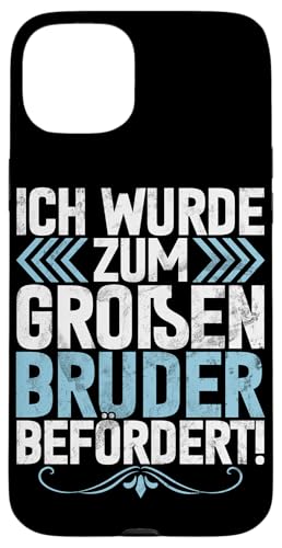 Ich Wurde Zum Großen Bruder Befördert Geschwister Geburt Hülle für iPhone 15 Plus Ich Wurde Zum Großen Bruder Befördert Geschwister Geburt Hülle für iPhone 15 Plus von Älterer Bruder in spe Süßer Neuer Babybruder