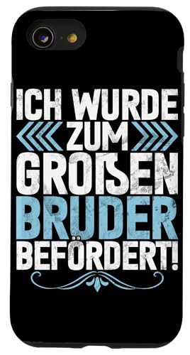 Ich Wurde Zum Großen Bruder Befördert Geschwister Geburt Hülle für iPhone SE (2020) / 7 / 8 von Älterer Bruder in spe Süßer Neuer Babybruder