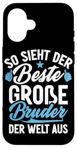 So Sieht Der Beste Große Bruder Der Welt Aus Geschwister Hülle für iPhone 16 So Sieht Der Beste Große Bruder Der Welt Aus Geschwister Hülle für iPhone 16 von Älterer Bruder in spe Süßer Neuer Babybruder