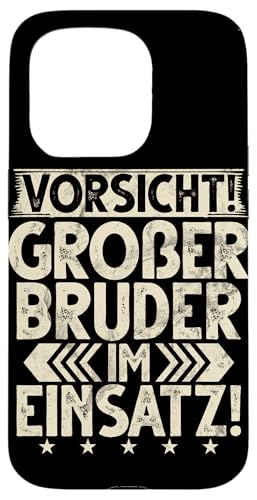 Vorsicht Großer Bruder Im Einsatz Ankündigung Geburt Hülle für iPhone 15 Pro Vorsicht Großer Bruder Im Einsatz Ankündigung Geburt Hülle für iPhone 15 Pro von Älterer Bruder in spe Süßer Neuer Babybruder