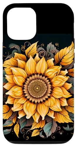 Hülle für iPhone 15 Ästhetisches Sonnenblumen Blumenmuster von Ästhetisches Blumen Blumenmuster