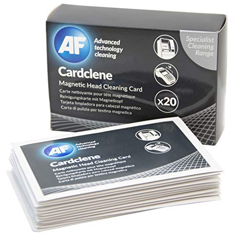 AF Cardclene Reinigungskarte mit Isopropanol für Magnetkarten-Durchzugleser in Folienbeuteln 20 Stück von AF