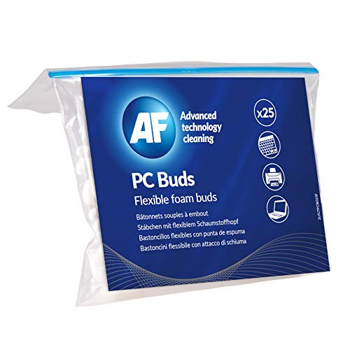 AF PC Plastikspachtel mit breitem flexiblem Schaumstoffkopf zur Reinigung von Tastaturen 25 Stück von AF
