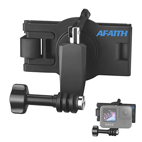 AFAITH 360 ° Drehbarer Verstellbarer Rucksack Schultergurthalterung Cliphalterung für GoPro Hero 12/11/10/9/8/7/6/5/4/3 +, OSMO Action, Xiaoyi 4K und die meisten Action-Kameras AFAITH 360 ° Drehbarer Verstellbarer Rucksack Schultergurthalterung Cliphalterung für GoPro Hero 12/11/10/9/8/7/6/5/4/3 +, OSMO Action, Xiaoyi 4K und die meisten Action-Kameras von AFAITH