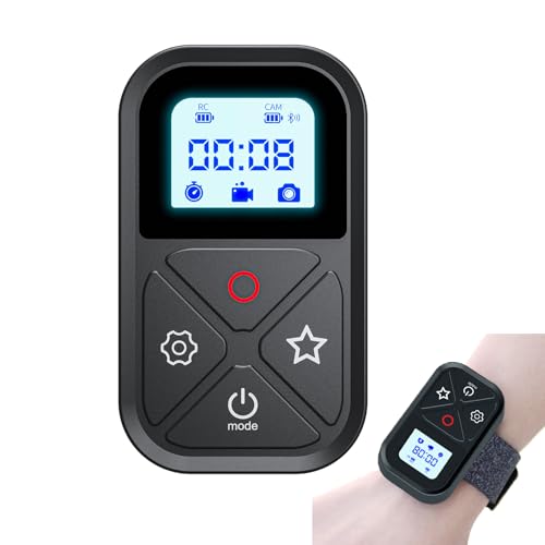 AFAITH Intelligente Drahtlose Fernbedienung für GoPro Hero 13/12/11/10/9/8 Black/für GoPro MAX, Controller für GoPro Hero 13/12/11/10/9/8/MAX Schwarz AFAITH Intelligente Drahtlose Fernbedienung für GoPro Hero 13/12/11/10/9/8 Black/für GoPro MAX, Controller für GoPro Hero 13/12/11/10/9/8/MAX Schwarz von AFAITH