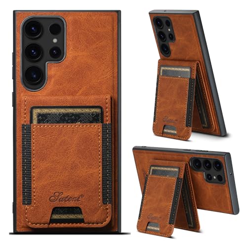 AFARER Hülle für Samsung Galaxy S24 Ultra mit Leder Wallet Ständer,Kompatibel mit Magsafe Wireless Charging,Stoßfest Magnetische Handyhülle für Samsung S24 Ultra 6.8",Khaki AFARER Hülle für Samsung Galaxy S24 Ultra mit Leder Wallet Ständer,Kompatibel mit Magsafe Wireless Charging,Stoßfest Magnetische Handyhülle für Samsung S24 Ultra 6.8",Khaki von AFARER