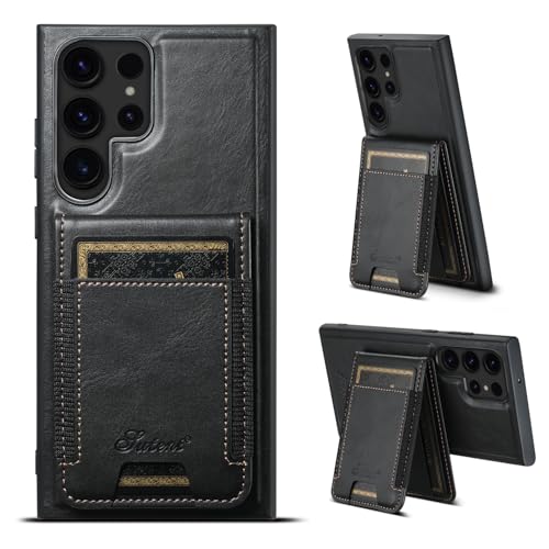 AFARER S22 Ultra Leder Hülle mit Kartenhalter,Handyhülle Kompatibel mit Magsafe,Ledertasche Wireless Charging, Leather Wallet case Stoßfest für Samsung Galaxy S22 Ultra 6.8",schwarz AFARER S22 Ultra Leder Hülle mit Kartenhalter,Handyhülle Kompatibel mit Magsafe,Ledertasche Wireless Charging, Leather Wallet case Stoßfest für Samsung Galaxy S22 Ultra 6.8",schwarz von AFARER
