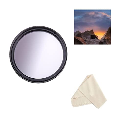 Kameraobjektiv, 46 mm, grauer Verlaufsfilter für Panasonic Lumix DMC G2 G3 G6 G7 Kamera mit Panasonic Lumix G Vario 14-42 mm f/3.5-5.6 II ASPH. MEGA O.I.S. Objektiv von AFGRAPHIC