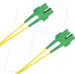 SCASCA09DYE1 - SCA-SCA SM OS1/OS2 DUPLEX 1M  Schraegschliff von AFL HYPERSCALE