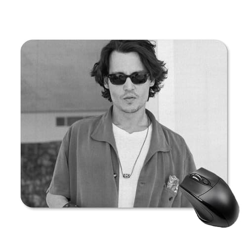 AFLJNYNN Johnny Depp Secure Modern Essential Mauspad, minimalistisch, professionell, hygienisches Design, Arbeit, präzise, flexibel AFLJNYNN Johnny Depp Secure Modern Essential Mauspad, minimalistisch, professionell, hygienisches Design, Arbeit, präzise, flexibel von AFLJNYNN
