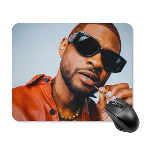 AFLJNYNN Usher Tasks Designers Work Zuverlässiges Präzisions-Mauspad, schmal, praktische Maussteuerung, flexibel von AFLJNYNN