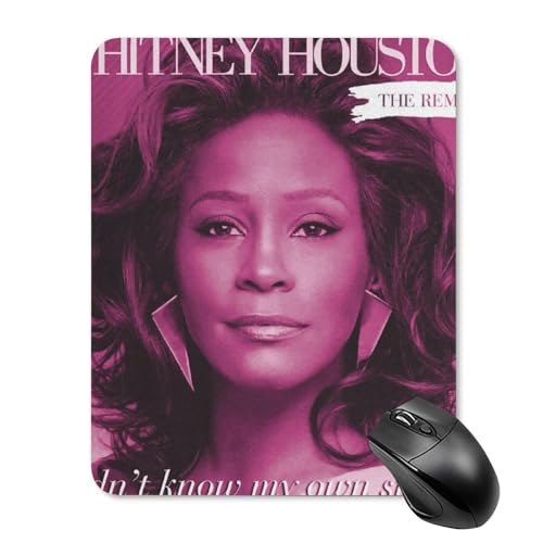 AFLJNYNN Whitney Houston Minimalistisches Notizbuch, schlankes Design, kompakt, rutschfest, stilvoll, einfach von AFLJNYNN