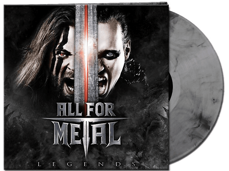 All For Metal - Legends (Ltd.Gtf.Silver/Black Marbled Vinyl ) (Vinyl) von AFM RECORD