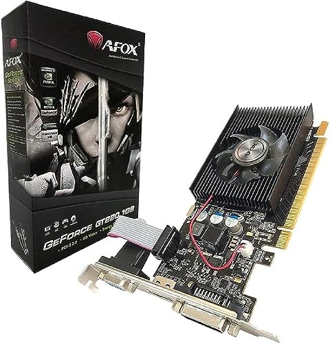 AFOX GeForce GT220 1GB DDR3 Low Profile Single Fan PCI-E Grafikkarte von AFOX