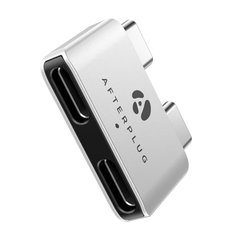 Afterplug Dual Type-C Short Extender, USB-C Thunderbolt 3 Female to Male Extension Adapter, 40 Gbps, 100 W PD, 5k Video für MacBook Pro 2020 2019 2018 2017 13 Zoll 15 16 & Air mit Schutzhülle Afterplug Dual Type-C Short Extender, USB-C Thunderbolt 3 Female to Male Extension Adapter, 40 Gbps, 100 W PD, 5k Video für MacBook Pro 2020 2019 2018 2017 13 Zoll 15 16 & Air mit Schutzhülle von AFTERPLUG A