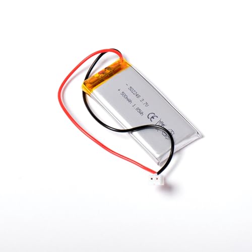 AFTERTECH 502248 500 mAh 0,5 Ah 48 x 22 x 5 mm Lithium-Polymer-Zelle Lipo 3,7 V 3,7 V Wiederaufladbar mit BMS und Stecker JST PHR 02 M3B1 AFTERTECH 502248 500 mAh 0,5 Ah 48 x 22 x 5 mm Lithium-Polymer-Zelle Lipo 3,7 V 3,7 V Wiederaufladbar mit BMS und Stecker JST PHR 02 M3B1 von AFTERTECH