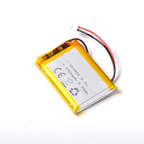 AFTERTECH 803450 1500 mAh 1,5 Ah 50 x 34 x 8 mm Lithium-Polymer-Zelle Lipo 3,7 V 3,7 V Wiederaufladbar mit BMS und Stecker JST PHR 02 M3R1 AFTERTECH 803450 1500 mAh 1,5 Ah 50 x 34 x 8 mm Lithium-Polymer-Zelle Lipo 3,7 V 3,7 V Wiederaufladbar mit BMS und Stecker JST PHR 02 M3R1 von AFTERTECH