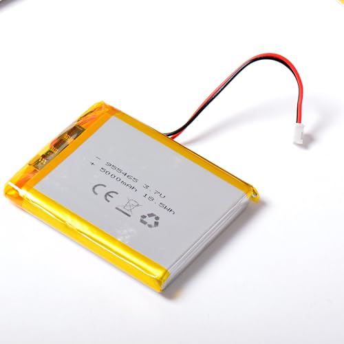 AFTERTECH 955465 5000 mAh 5 Ah 65 x 54 x 9,5 mm Zelle Lithium-Polymer Lipo 3,7 V 3,7 V Wiederaufladbar mit BMS und Stecker JST PHR 02 M4R1 AFTERTECH 955465 5000 mAh 5 Ah 65 x 54 x 9,5 mm Zelle Lithium-Polymer Lipo 3,7 V 3,7 V Wiederaufladbar mit BMS und Stecker JST PHR 02 M4R1 von AFTERTECH