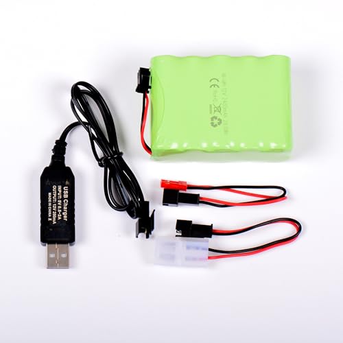 AFTERTECH Akku NI-MH 12 V 2400 mAh 72 x 52 x 30 mm mit USB-Ladekabel und Stecker SM 2P Ket JST E3D4 AFTERTECH Akku NI-MH 12 V 2400 mAh 72 x 52 x 30 mm mit USB-Ladekabel und Stecker SM 2P Ket JST E3D4 von AFTERTECH