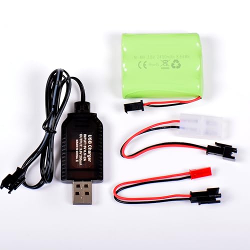 AFTERTECH Akku-Pack NI-MH 3,6 V 2400 mAh 52 x 44 x 15 mm mit USB-Ladekabel und Stecker SM 2P KET JST E3E1 AFTERTECH Akku-Pack NI-MH 3,6 V 2400 mAh 52 x 44 x 15 mm mit USB-Ladekabel und Stecker SM 2P KET JST E3E1 von AFTERTECH