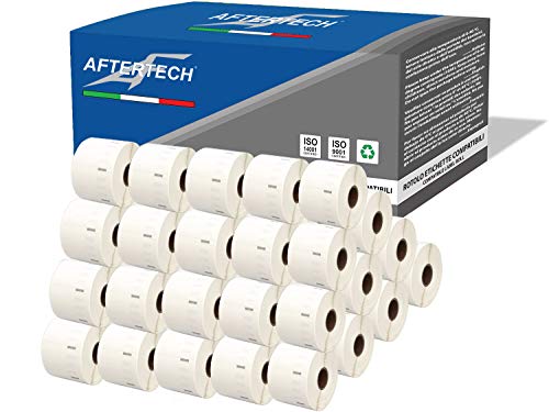 Aftertech 100x 11354 57x32mm Rollen kompatible Klebeetiketten (1000 Etiketten/Rolle = 100000 insgesamt) für Dymo LabelWriter Seiko SLP Etikettendrucker S0722540 100x11354 von AFTERTECH