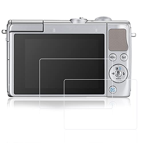 AFUNTA Displayschutzfolien für Canon EOS M6 M100, 2 Packs Anti-Kratz-Hartglas-Schutzfolien für DSLR-Digitalkamera von AFUNTA