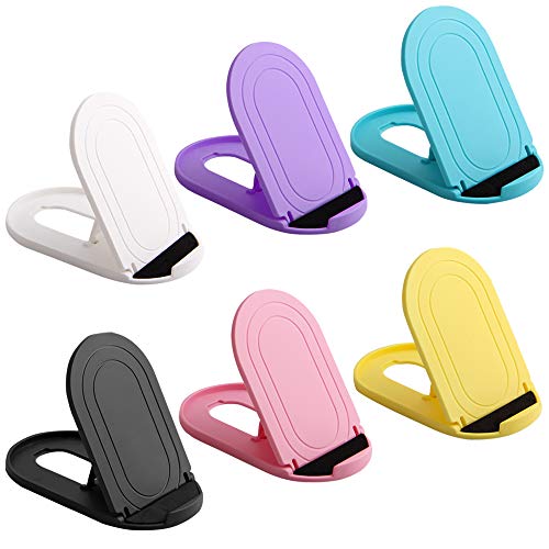 AFUNTA Ellipse 6 Stück Universal Handy Halterung Halter für Handy und Tablet von 4 Zoll bis 12 Zoll 6 Farben von AFUNTA